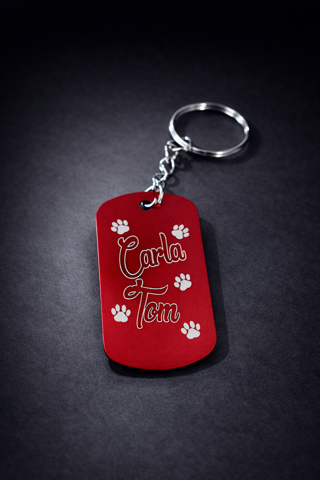 Porte-clés personnalisé en métal