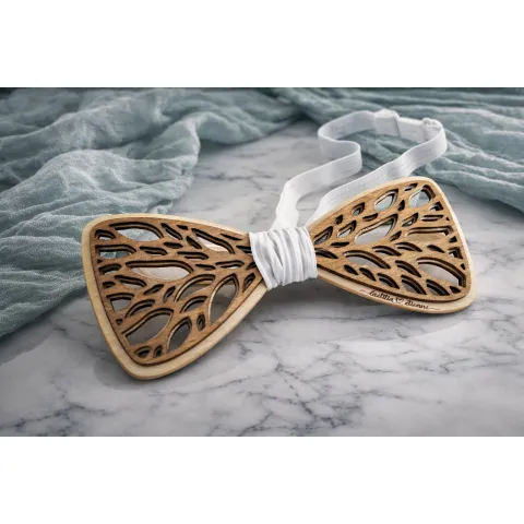 Nœud Papillon en Bois Personnalisé