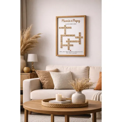 Cadre Scrabble personnalisé