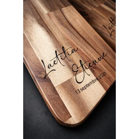 Planche apéro gravée