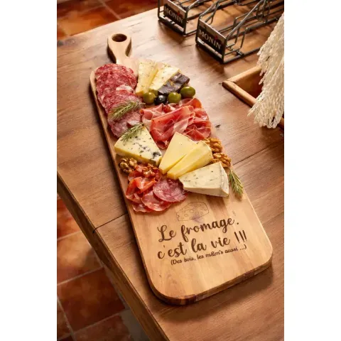 Planche apéro gravée